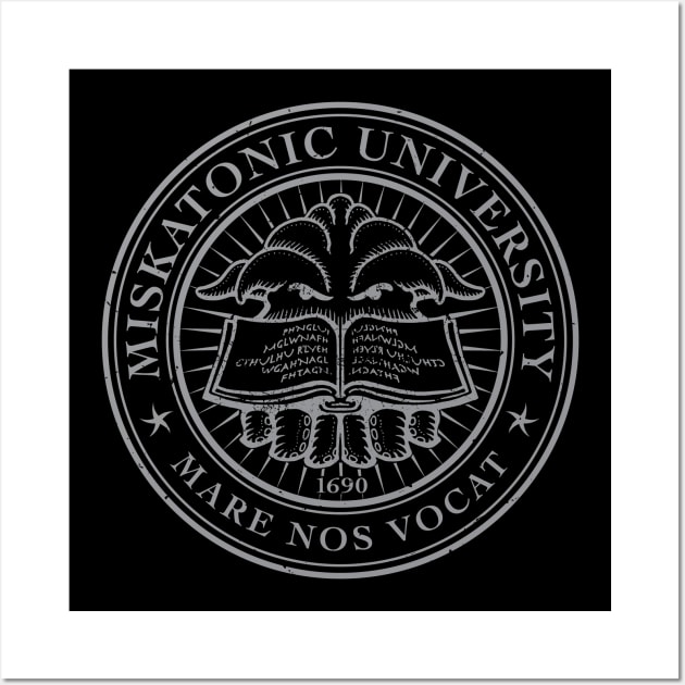 Logo of Miskatonic University Wall Art by Miskatonic